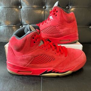 Jordan 5 Red Suede